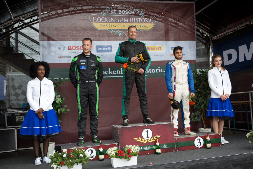Podium of the FORMULA class of the first race in Hockenheim.