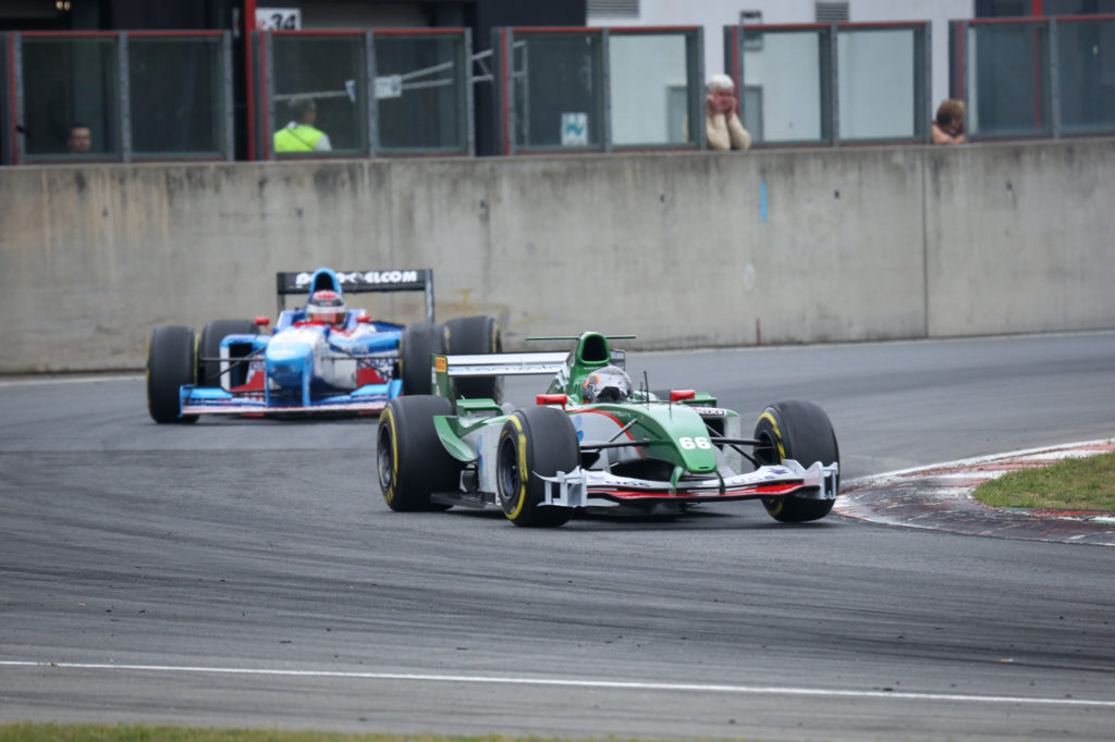 Klaas Zwart (r.) leading the grid for the first rounds at race 2 (Zolder 2017).